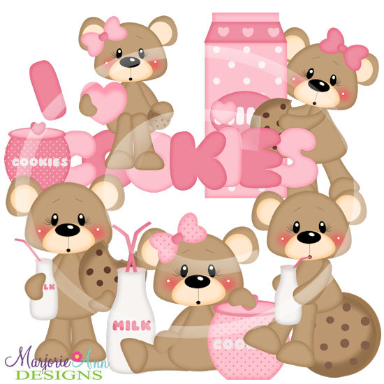 Franklin & Frannie-Loves Cookies SVG Cutting Files + Clipart - Click Image to Close
